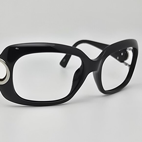 Giorgio Armani GA654/S D28BN Black Rhinestone Sunglasses Frame w Case Italy 57mm main image 7